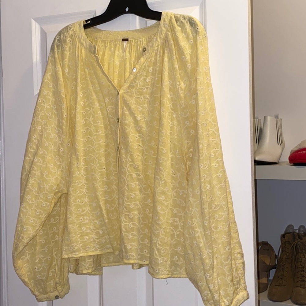 Free people bell sleeve top
